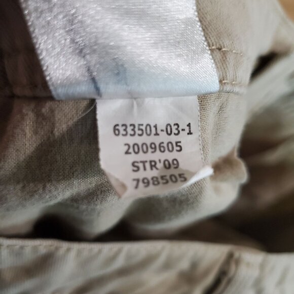 Old Navy Pants Men 36x32 Tan Loose Cargo Pockets 100% Cotton Canvas - Picture 5 of 12